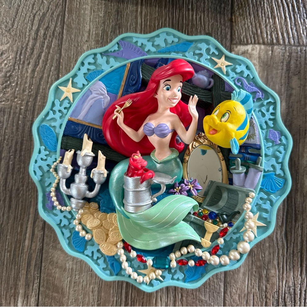 Little Mermaid Ariel Flounder
Sebastian Relief Plate 3D Plate
Limited